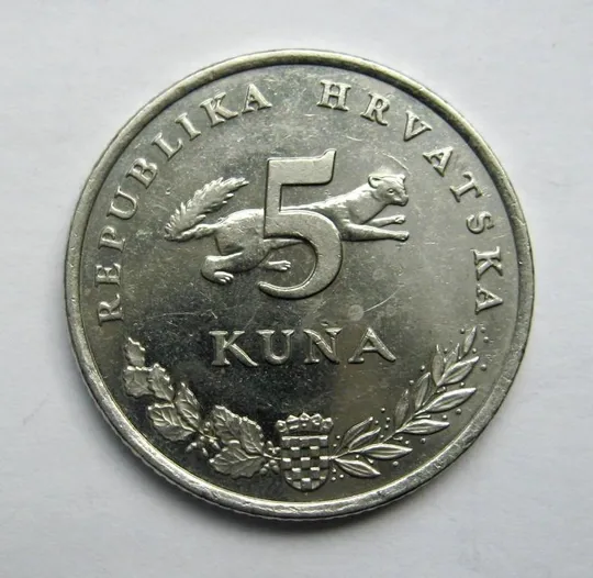 Купити 5 КУН = 2009 р. = ХОРВАТІЯ