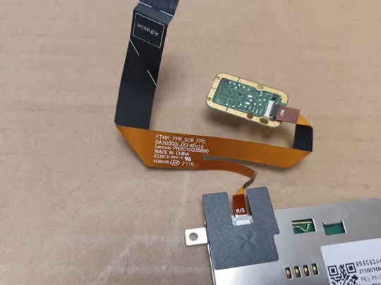 номер1041-15 плата Smart Card Reader 04X5393  сканер відбитку 5F30V26898 зі шлейфом DA30000LJ20  для Lenovo ThinkPad  T14s Gen 1 оригінал Продаж