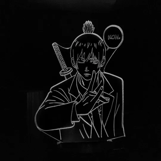 Акриловий світильник-нічник Aki Chainsaw Man білий tty-n002141 Ціна