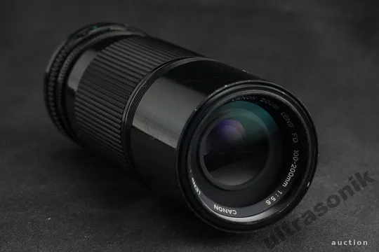 Об`єктив Canon FD телеобъектив Canon 100-200mm/5.6 ф52мм для беззеркалок Sony, Olympus...Japan Вживане Ціна