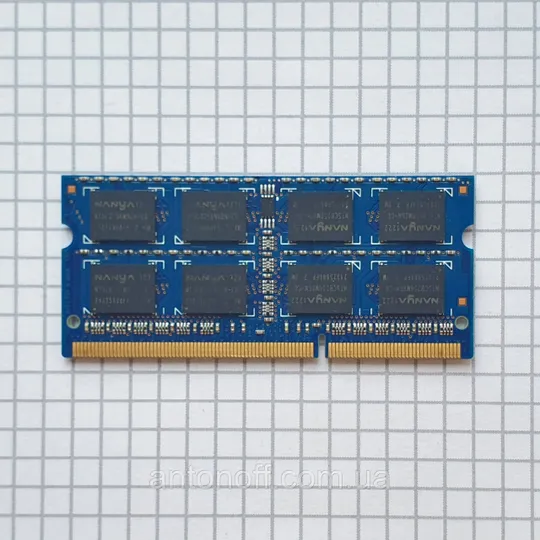 Купити Модуль пам&#039;яті Nanya 4GB 2Rx8 PC3-10600S (DDR3) NT4GC64B8HG0NS-CG для ноутбука
