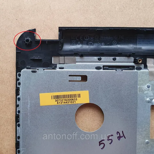 Купити Топкейс тачпад Dell Inspiron 15R-5521 / FA0U5000200 корпус для ноутбука Б/В оригінал