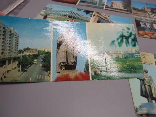 Набор открыток город Хмельницкий 1979 год худ. В. Гринько фото Р. Якименка лот 17 шт №18234МЯ Торговий майданчик