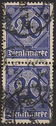 фото, 1920 - Німеччина - Службова 20 - Пара Mi.26 _5,0 €