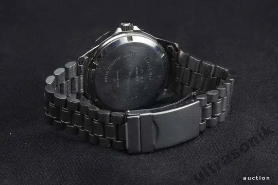 дайверские часы CASIO дата 200m WR черный циферблат литая нержавейка З аукціону