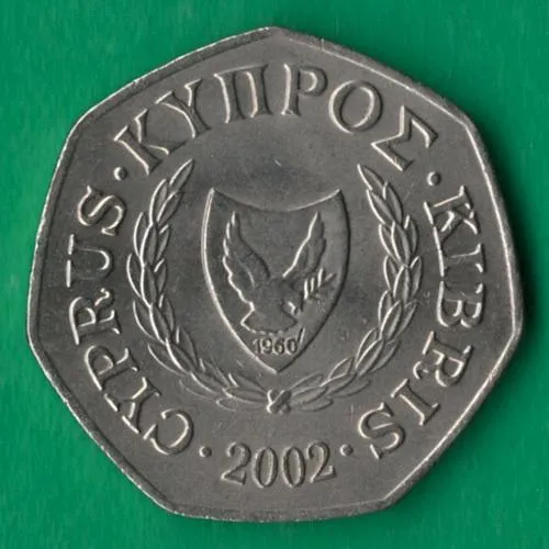 Купити 50 центів 2002 року Кіпр [МШ1]