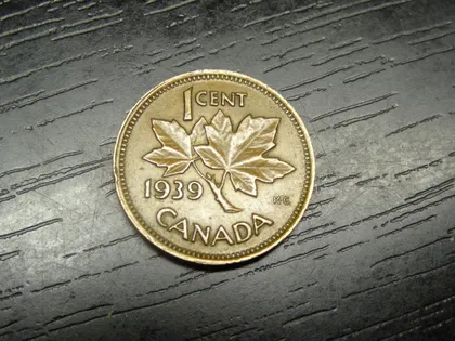 фото, 1 цент 1939 Канада
