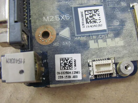 номер0027-28 плата USB LAN AUDIO VAG 03258H для Dell Latitude E6420 оригінал Де купити