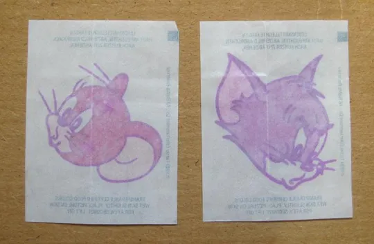 Купити ВКЛАДИШІ від ЖУЙОК - ВКЛАДЫШИ от ЖВАЧЕК = 1993 р. = 2 шт. ##