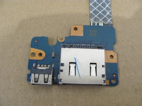 432-16 плата USB CARD READER   ZAL50/51/60/61 LS-B071P NBX0001N900 для  DELL Latitude 3550 E3550 оригінал З аукціону