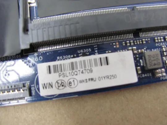 666-46 материнська плата 448.0CW07.0011 01YR250 SR3L9 i5-8350U для Lenovo Thinkpad T580 P52S оригінал Інтернет-аукціон