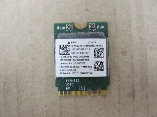 429-46 WI-FI адаптер 04X6025 RTL8723BE  для Lenovo FLEX 2-14  оригінал Ціна