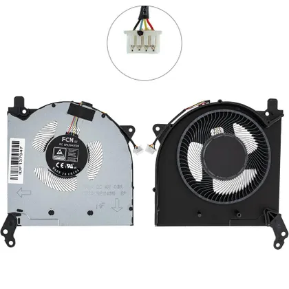 фото, Оригінальний вентілятор для ноутбука LENOVO Legion 5-15ACH6H (GPU FAN), 5-17ACH6H, DC 10V (DFSAL12E164810) (Кулер)