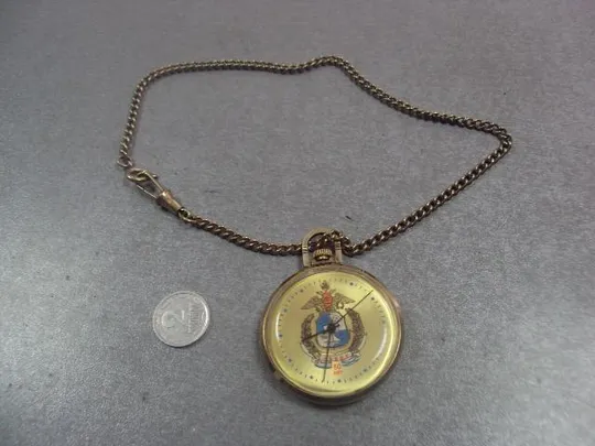 часы карманные кввму 50 лет корабль парусник Калининградское высшее военно-морское училище №492 Ціна