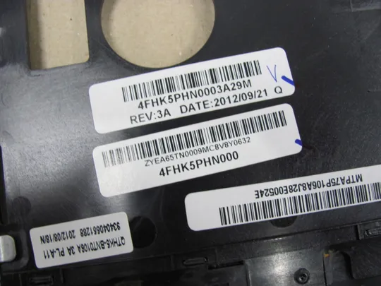 412-3  Кришка панель палмрест  4FHK5PHN000 для  SONY VAIO  SVE15 SVE151 SVE151G17M   оригінал З аукціону