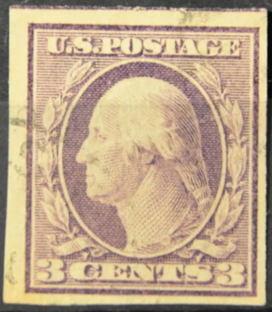 США Вашингтон 3c. 1916-1917 Sc.483 БП Ціна