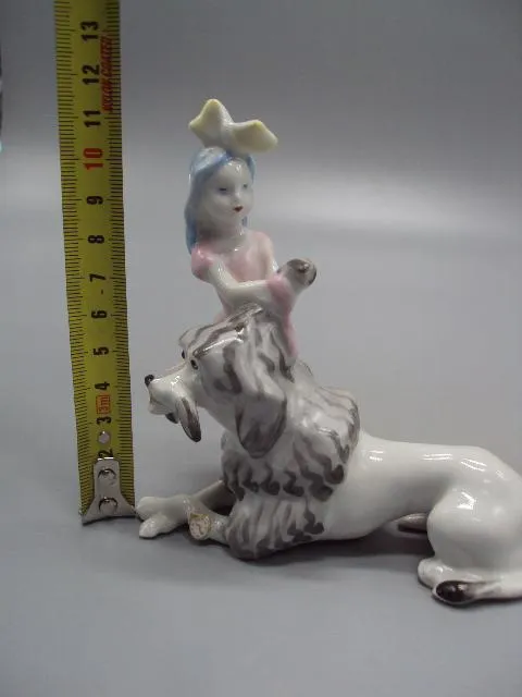 Купити Фигура фарфор статуэтка ЛФЗ Мальвина и Артемон сказка Буратино и золотой ключик 11,5 см №14518