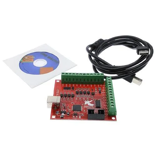 Купити 4-осевой контроллер шаговых двигателей ЧПУ, 100кГц