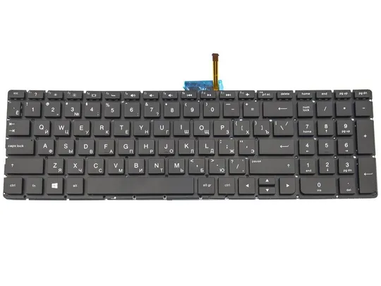 Клавиатура для HP Omen 15-AX000, 15-AX100, 15-AX200, 15-AX033DX, 15-AX016TX, 15-AX030TX  ( RU  Blac З аукціону