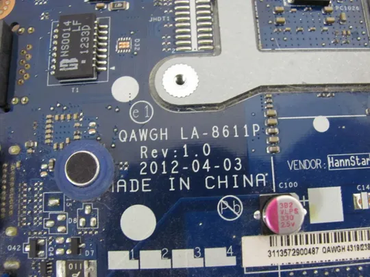547-9 материнська плата РОБОЧА QAWGH LA-8611P для Lenovo G585, N585, P585 оригінал З аукціону