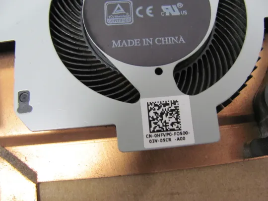 353-13  Вентилятор (кулер, FAN) 0HFVP0 058FXF  для Dell Latitude 5510 5511  Precision 3550 3551  оригінал З аукціону