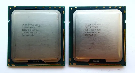 Процессор Intel Xeon X5550 2.66-3.06GHz/8Mb/6.40GT/s LGA1366 95W (аналог Core i7-960) 4 ядра/8 поток Вживане Ціна