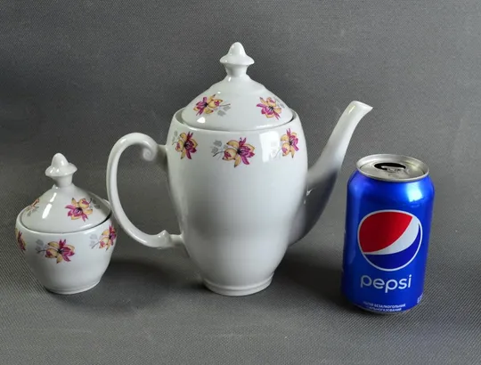 Купити Кофейник чайник и сахарница фарфор Польша 80-е гг БУ чайник та цукорниця