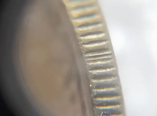 (2033) 10 копійок 2002 брак гуртильного кільця на 4 год.(10 копеек 2002 брак гуртильного кольца) Де купити