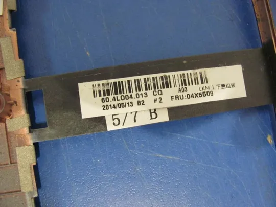 №185-1 Кришка (дно, корито, піддон) корпуса 04X5509 60.4LO04.012 для LENOVO T540p оригінал Продаж