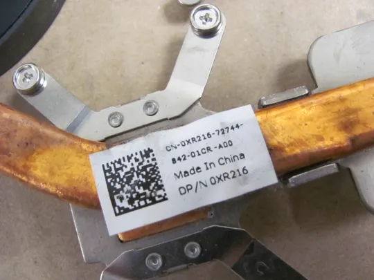 367-59 система охолодження 0XR216 34.4W107.001  для Dell XPS M1530 PP28L оригінал Продаж