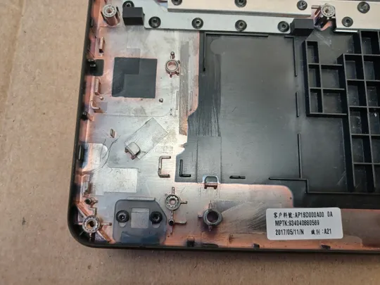 номер1065-2 корпус кришка палмрест корпус топкейс верхня панель палмрест cover-C тачпад A16726 AP1SD000A00 для  Dell Latitude E5480 оригінал Інтернет-аукціон