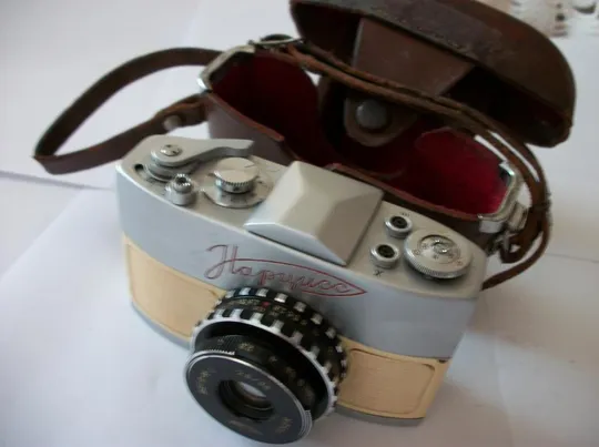 Фотоаппарат Нарцисс, НАРЦИСС . Объектив ВЕГА-М-1 , белый корпус.  Футляр Ціна