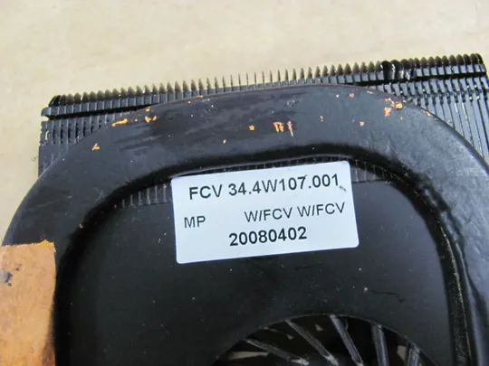 367-59 система охолодження 0XR216 34.4W107.001  для Dell XPS M1530 PP28L оригінал Де купити