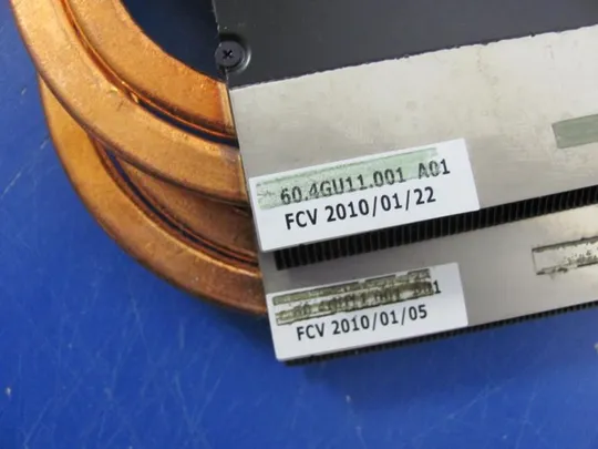 номер0292-27 Система охолодження Кулер Охолоджувальний блок Охолоджувальна система Кулери та системи охолодження Охолодження материнської плати cooling system 60.4GU11.001 23.10354.001 для MEDION Akoya E6213 E6214 P6622 P6630 оригіна З аукціону