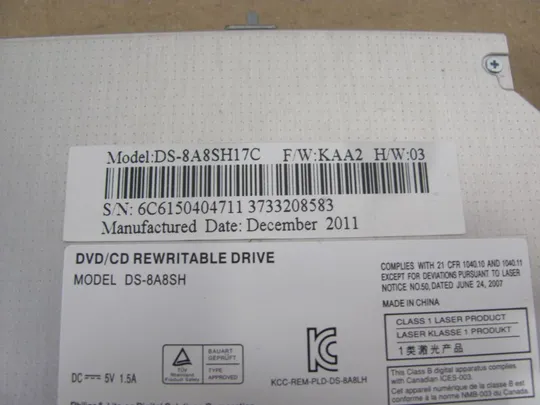 526-9 DVD привід для Asus X73B A73B K73B K73BR X73B K73B X73BY K73BY X73BR K73BR оригінал З аукціону