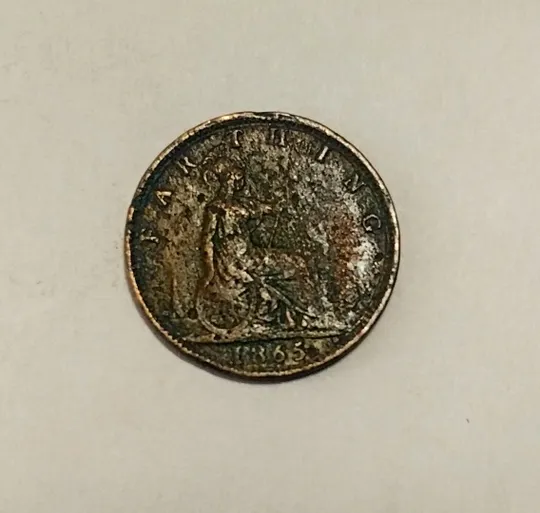 Купити Великобритания 1 фартинг 1865 год