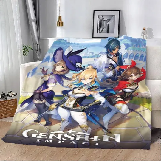 Плед 3D Genshin impact 20222468_A 12315 160х200 см Ціна