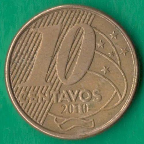 10 сентаво 2010 року Бразилія [МВ] Ціна