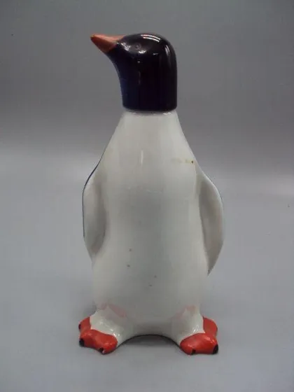 фото, Фигура фарфор ЛФЗ штоф пингвин большой высота 22 см №130