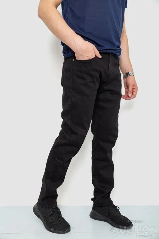 Джинсы мужские, цвет черный, 240R8346 З аукціону