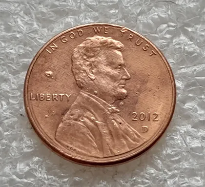 фото, (8201 ря) 1 цент 2012 D США