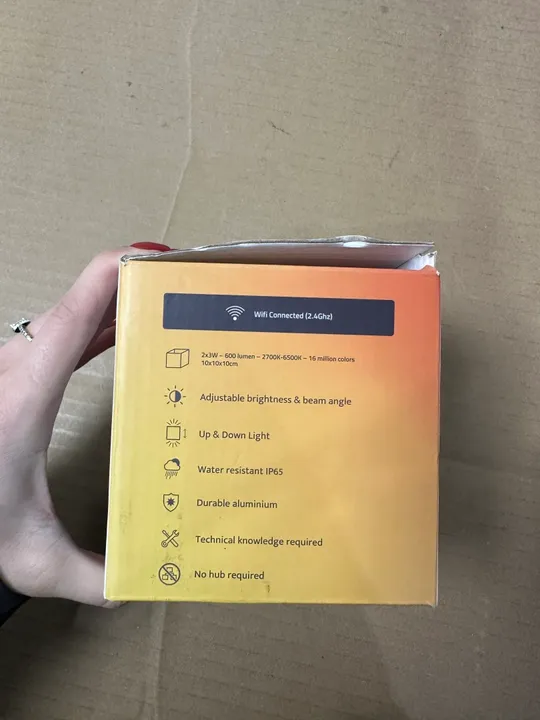 Купити Світлодіодний настінний світильник у формі куба snader smart wall light (9)