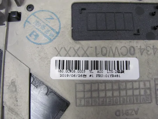 729-2  Кришка панель палмрест 460.0CW06.0003 01YR481 для Lenovo ThinkPad T580 P52S оригінал Торговий майданчик