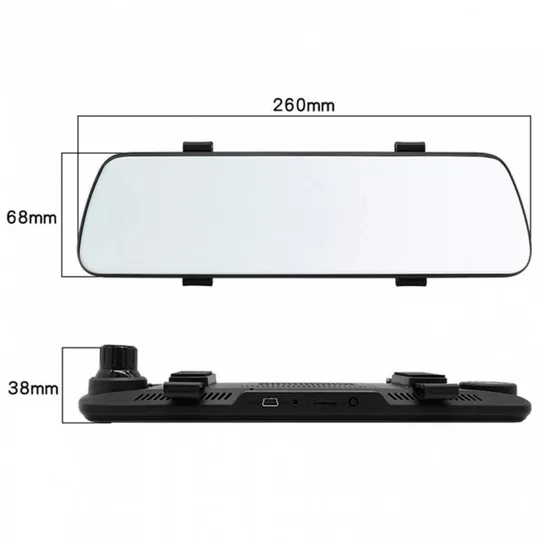 Відеореєстратор Aspiring Reflex 8 Dual FHD 2 camers (дзеркало заднього виду) Недорого