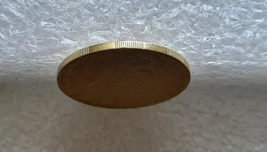 (4431) 25 копійок 1992 2БАм розкол на аверсі (25 копеек 1992 2БАм брак) Інтернет-аукціон