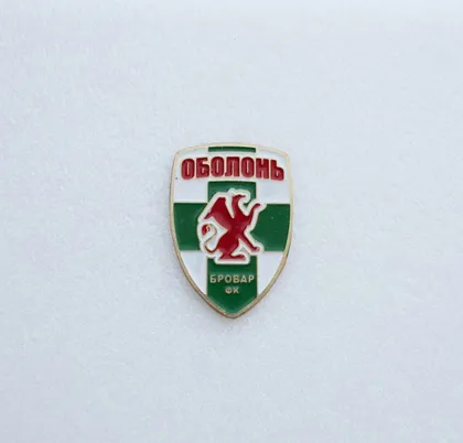 фото, Футбол. Значок ФК Оболонь Бровар,  Киев Украина.