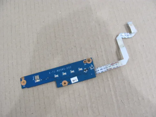 385-26 плата кнопки вкл 6-71-W25WS-D02 для Clevo W25CSW, Terra Mobile 1541H оригінал Ціна