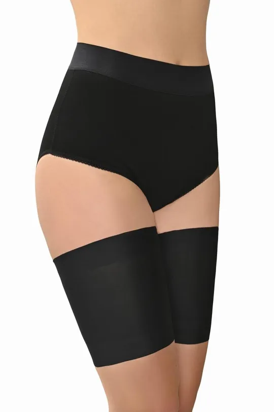 Бандалетки від натирання 501 Афина з гладкого еластичного полотна чорні M Ціна