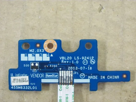 номер0294-22 Плата кнопка вкл Кнопкова плата Кнопковий модуль Плата управління кнопками,  Плата кнопки живлення Laptop Power button board  LS-9241P NBX0001A200 для HP Zbook 15 G2 G1 оригінал Де купити