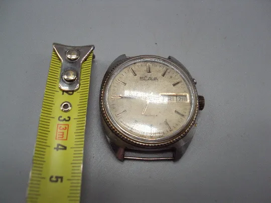 Купити Наручные часы Слава 26 камней календарь ссср Slava 26 jewels высота 4,3 см не на ходу №15881